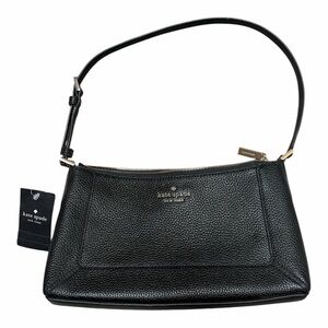 NWT Kate Spade Lena Medium Shoulder Black Leather Bag